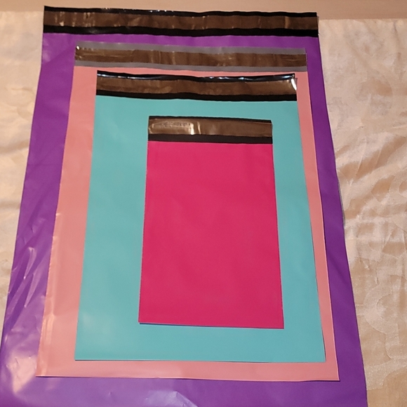 Poly Mailers 50pc Starter Pack w/Stickers - Picture 2 of 16